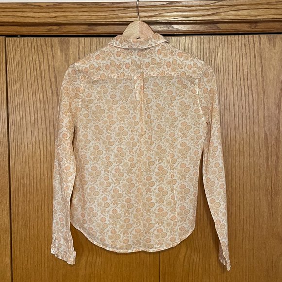 Isabel Marant-style floral 100% cotton blouse - Picture 3 of 11